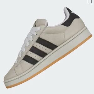 adidas Campus 00s Cream Sneaker with Black Stripes